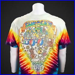 Vintage Grateful Dead Summer Tour 1992 Tie Dye USA Made Single Stitch T-Shirt