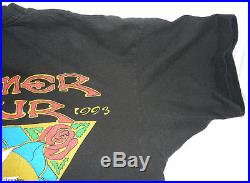 Vintage Grateful Dead Summer Tour 1993 Concert XL Shirt