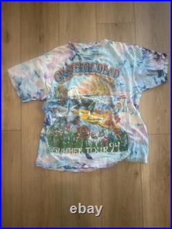 Vintage Grateful Dead Summer Tour 1994 Tie-Dye Graphic T-Shirt Tee Size XL