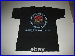 Vintage Grateful Dead Summer Tour 1995 Single Stitch T Shirt Sz XL Concert Band