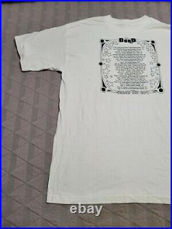 Vintage Grateful Dead Summer Tour 2004 Shirt White Black Adult Large DS Rare New
