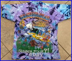 Vintage Grateful Dead Summer Tour 94 Single Stitch Tshirt Men's XL