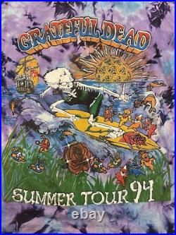 Vintage Grateful Dead Summer Tour 94 Single Stitch Tshirt Men's XL