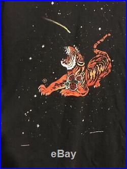 Vintage Grateful Dead T-Shirt 1986 Tiger Rose Hanes XL VTG GDP 80s Dead Tee RARE