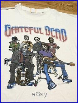 Vintage Grateful Dead T Shirt 1987 Concert T shirt Band T Shirt Band Tee Size XL
