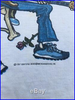 Vintage Grateful Dead T Shirt 1987 Concert T shirt Band T Shirt Band Tee Vtg
