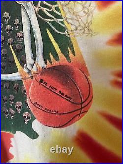 Vintage Grateful Dead T-Shirt 1992 Lithuania Basketball Olympics Tie-Dye Size XL