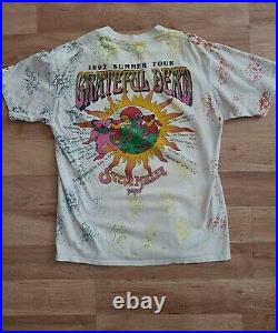 Vintage Grateful Dead T Shirt 1992 Summer Tour / Steve Miller Large