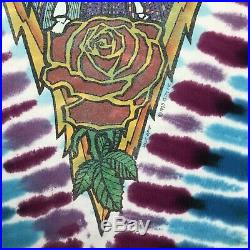 Vintage Grateful Dead T-Shirt 1993 New York City Liquid Blue Single Stitch Rare