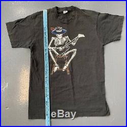 Vintage Grateful Dead T Shirt 90s VTG USA Single Stitch Skeleton Double Sided