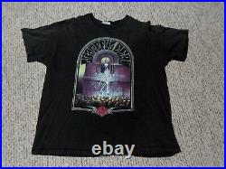 Vintage Grateful Dead T Shirt Concert Tour Skeleton Rare 1990 XL Band Phish