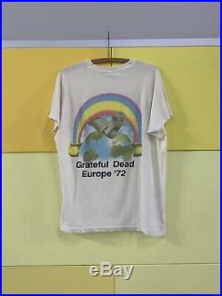 Vintage Grateful Dead T-Shirt Europe 72 Size XL fits like Large