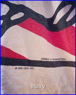 Vintage Grateful Dead T Shirt Liquid Blue Summer Tour 1993 Chris Pinkerton