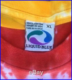 Vintage Grateful Dead T Shirt Men SZ XL Fit Lithuania Basketball Liquid Blue NR