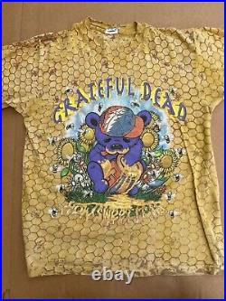 Vintage Grateful Dead T Shirt Mens L How Sweet It Is Honey Comb Bear Bee