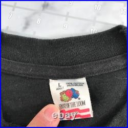 Vintage Grateful Dead T Shirt Mens Large Black 1993 Summer Tour Greggenrich