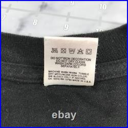 Vintage Grateful Dead T Shirt Mens Large Black 1993 Summer Tour Greggenrich