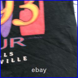 Vintage Grateful Dead T Shirt Mens Large Black 1993 Summer Tour Greggenrich
