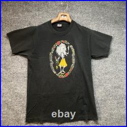 Vintage Grateful Dead T Shirt Mens Large Jerry Garcia Irwin Guitars Rosebud