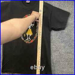 Vintage Grateful Dead T Shirt Mens Large Jerry Garcia Irwin Guitars Rosebud