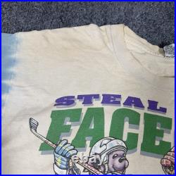 Vintage Grateful Dead T Shirt Mens XL Steal Your Face Off Liquid Blue 90s 1994