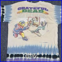 Vintage Grateful Dead T Shirt Mens XL Steal Your Face Off Liquid Blue 90s 1994