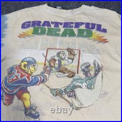 Vintage Grateful Dead T Shirt Mens XL Steal Your Face Off Liquid Blue 90s 1994