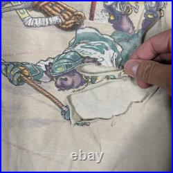 Vintage Grateful Dead T Shirt Mens XL Steal Your Face Off Liquid Blue 90s 1994