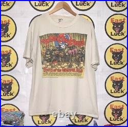 Vintage Grateful Dead T Shirt Music Never Stopped R Crumb Artwork XL 23 X 28