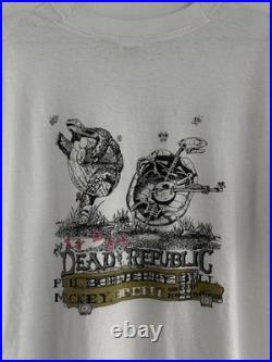 Vintage Grateful Dead T-Shirt RARE Dead Republic 80s Single Stitch Mens XL