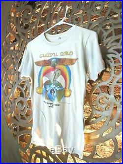 Vintage Grateful Dead T-Shirt (S) 1965-81 Anniversary Long Strange Trip Band Tee