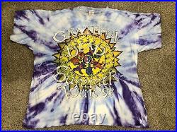 Vintage Grateful Dead T-Shirt Summer Tour 93 Size Extra Large Tie-Dye XL
