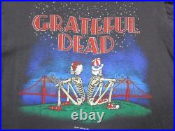 Vintage Grateful Dead T Shirt (XL) 1981 San Francisco Golden Gate Bridge 2 Sided