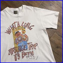 Vintage Grateful Dead T Shirt XL Strange Trip Its Been Sesame Street Band