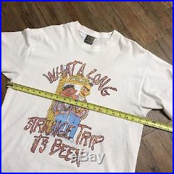 Vintage Grateful Dead T Shirt XL Strange Trip Its Been Sesame Street Band