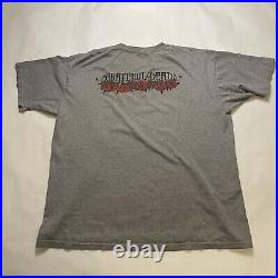 Vintage Grateful Dead T Shirt Xl Double Sided 90s Flowers Band Tee Concert Merch