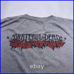 Vintage Grateful Dead T Shirt Xl Double Sided 90s Flowers Band Tee Concert Merch