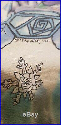 Vintage Grateful Dead T-shirt XL Snowboard Bear Ski 1994 Psychedelic Tie Dye OG