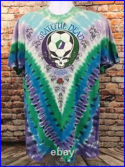 Vintage Grateful Dead Tee Shirt Olympic Velodrome Los Angeles 1990 Size XL (J6)