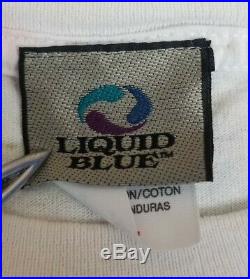 Vintage Grateful Dead The Bus Came By T Shirt 1994 Tie Dye Liquid Blue Sz Medium