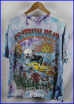 Vintage Grateful Dead Tie-Dye 1994 Summer Tour T-shirt Sz XL