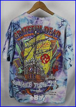 Vintage Grateful Dead Tie-Dye 1994 Summer Tour T-shirt Sz XL