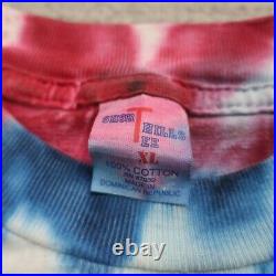 Vintage Grateful Dead Tie Dye 1995 Tour Tshirt 30th Anniversary Single Stitch