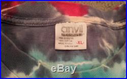 Vintage Grateful Dead Tie Dye Concert Shirt Size XL. Washington D. C. 1991. Rare
