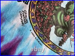 Vintage Grateful Dead Tie Dye Long T-Shirt 1993 Charles Everard Campbell XL