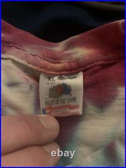 Vintage Grateful Dead Tie Dye Shirt XL Vegas NFA 1992