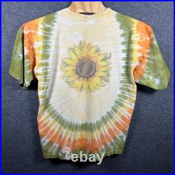 Vintage Grateful Dead Tie Dye Sunflower Grateful Grower Fall Tour Shirt 1994 XL