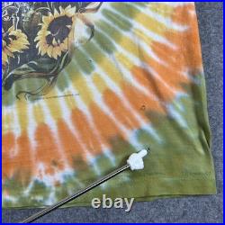 Vintage Grateful Dead Tie Dye Sunflower Grateful Grower Fall Tour Shirt 1994 XL