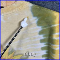 Vintage Grateful Dead Tie Dye Sunflower Grateful Grower Fall Tour Shirt 1994 XL