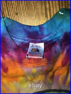 Vintage Grateful Dead Tie Dye T Shirt Size Large GDM 90s Rare